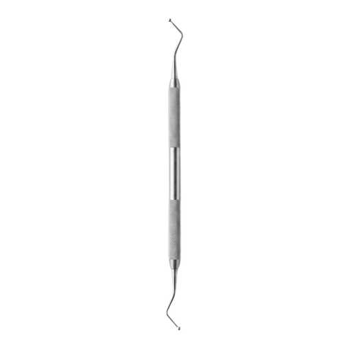 Dental Ball Burnisher Double Ended Stainless Steel Restorative Manual Hand Instrument CE Certified Knurled Anti-Slip Handle