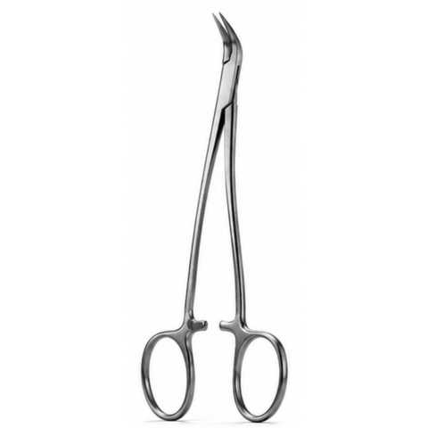 Premium Manual Micro Ligature Forceps Angled 120mm Surgical Hemostatic Clamp CE Certified
